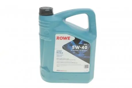 20307005099 Олива моторна HIGHTEC SYNT RS DLS SAE 5W-40 (5 L) ROWE 20307-0050-99 ROWE подбор по vin на Brocar