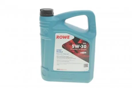 20118004099 Олива моторна HIGHTEC SYNT RS DLS SAE 5W-30 (4 L) ROWE 20118-0040-99 ROWE подбор по vin на Brocar