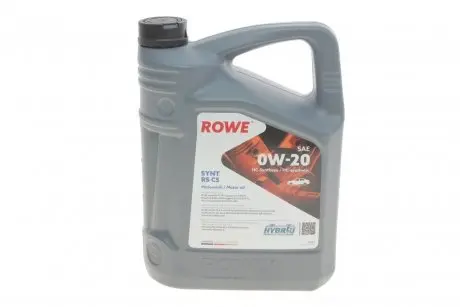 20379005099 Олива моторна HIGHTEC SYNT RS C5 SAE 0W-20 (5 L) ROWE 20379-0050-99 ROWE підбір по vin на Brocar