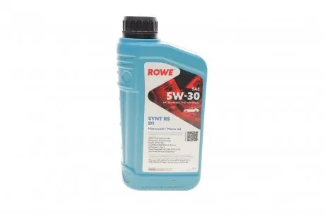 20212001099 Олива моторна HIGHTEC SYNT RS D1 SAE 5W-30 (1 L) ROWE 20212-0010-99 ROWE подбор по vin на Brocar
