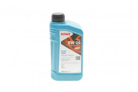 20359001099 Олива моторна HIGHTEC SYNT ASIA SAE 5W-20 (1 L) ROWE 20359-0010-99 ROWE підбір по vin на Brocar