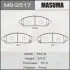 MS2517 Колодки гальмівні (MS-2517) MASUMA MASUMA підбір по vin на Brocar