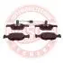Тормозные колодки передние (17.1mm) Fiat Brava,Bravo,Marea 1.4/1.6/1.9TD (ATE) 13046070642N-SET-MS