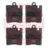 Тормозные колодки задние (15.5mm) Mercedes W203/209/210 96- 13046040652N-SET-MS