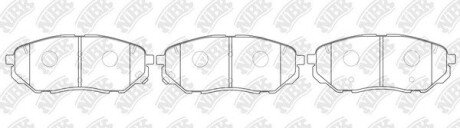 PN0662 Колодки гальм. NiBK підбір по vin на Brocar