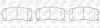 PN0457 Колодки гальм. NiBK підбір по vin на Brocar