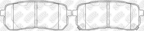 PN0457 Колодки гальм. NiBK підбір по vin на Brocar