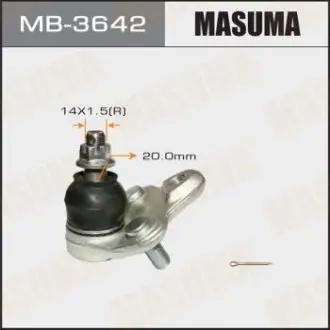 MB3642 Опора шаровая передн нижн COROLLA/ NZE120, NZE121TOYOTA PRIUS (09-15) (MB3642) M MASUMA подбор по vin на Brocar