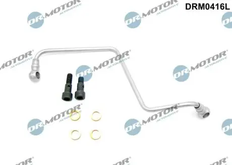DRM0416L Трубка турбокомпрессора ДВЗ (чорний метал) DR.MOTOR підбір по vin на Brocar