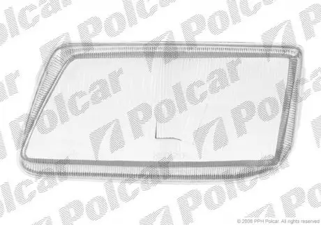5507114E Скло фари POLCAR підбір по vin на Brocar