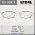 MS9901 Колодки гальмівні (MS-9901) MASUMA MASUMA підбір по vin на Brocar