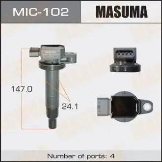 MIC102 Катушка зажигания TOYOTA P38PRIUS, VITZ / 1NZFE, 2SZFE, 1NZFXETOYOTA COROLLA (MI MASUMA подбор по vin на Brocar
