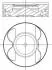 Поршень MAHLE 001 PI 00178 000 001 PI 00178 000
