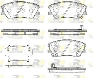2188402 Гальмівні колодки дискові ROADHOUSE подбор по vin на Brocar