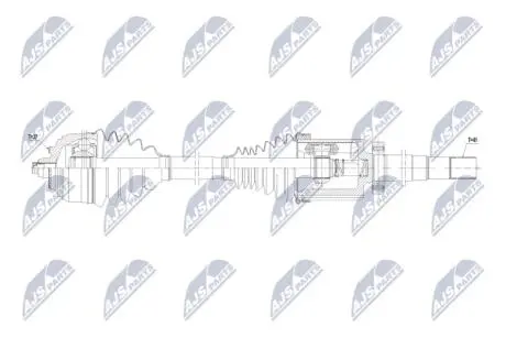 NPWME168 ПОЛУОСЬ NTY підбір по vin на Brocar