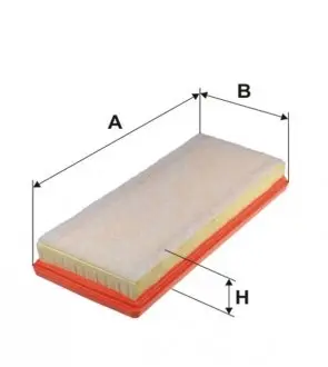 WA9632 Фільтр повітряний WIX FILTERS підбір по vin на Brocar