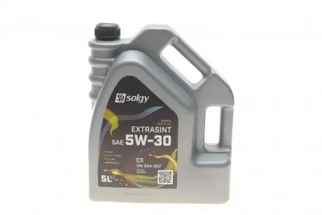 504022 Масло EXTRASINT 5W-30 C3 VW 504-507 (5Л) SOLGY підбір по vin на Brocar