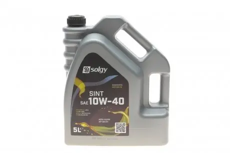 504032 Масло SINT 10W-40 (5Л) SOLGY підбір по vin на Brocar