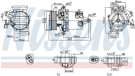 890053 Компресор кондиціонера First Fit NISSENS підбір по vin на Brocar