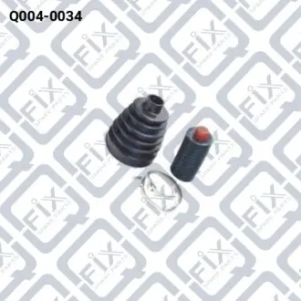 Q0040034 Пильовик шрус зовнішній комплект Q-FIX подбор по vin на Brocar