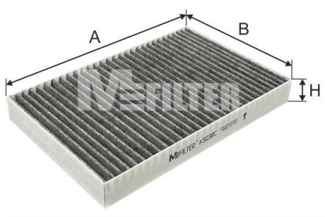 K9238C Фільтр повітряний M-FILTER підбір по vin на Brocar