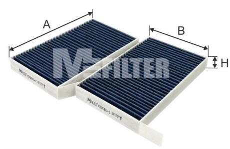 K9243BIO2 Фільтр повітряний M-FILTER підбір по vin на Brocar