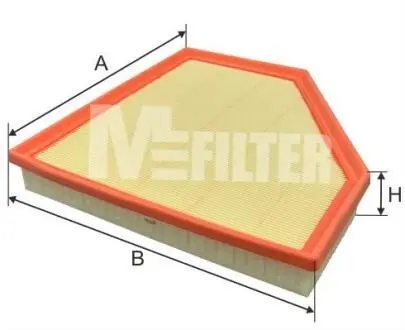 K7186 Фільтр повітряний M-FILTER подбор по vin на Brocar
