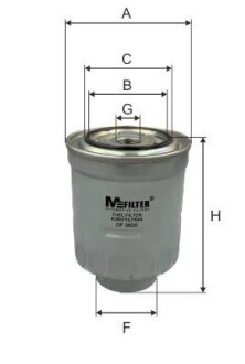 DF3600 Фільтр паливний M-FILTER подбор по vin на Brocar