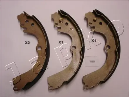 55798 Колодки тормозные задние Subaru Forester, Impreza, Legacy (95-, 02-) (55798) JAP JAPKO подбор по vin на Brocar