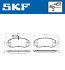 VKBP80011E Колодки гальмівні дискові (комплект 4 шт) SKF підбір по vin на Brocar