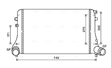 VN4377 Интеркулер (VN4377) AVA AVA COOLING подбор по vin на Brocar