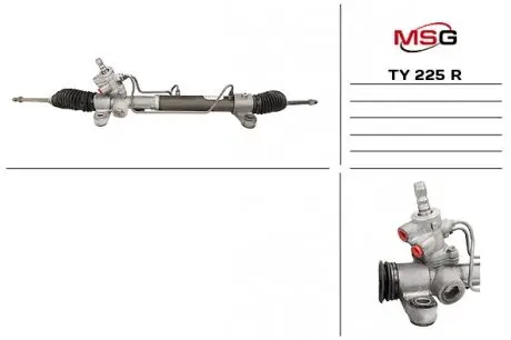 TY225R Рульова рейка з ГПК відновлена TOYOTA Corolla 02-07 MSG підбір по vin на Brocar