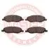 Колодки гальмівні передні Nissan Micra 03-/Note/Tiida 06- 13046135772N-SET-MS
