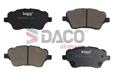321002 Колодки гальмівні дискові пер. DACO підбір по vin на Brocar