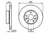 0986478218 Гальмівний диск BOSCH підбір по vin на Brocar
