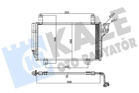 357795 Радіатор кондиціонера Mazda Cx-5 Condenser (357795) KALE OTO RADYATOR KALE OTO RADYATOR підбір по vin на Brocar