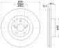 8DD355112051 Гальмівний диск перед. Forester/Impreza/Outbak/Legacy 2.0-3.0 00- HELLA підбір по vin на Brocar