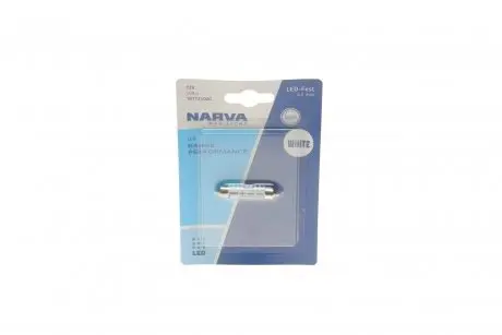 181724000 Лампа світлодіодна LED FESTOON С5W Range Performance 0,6W SV8.5 (43мм) (вир-во Narva) NARVA підбір по vin на Brocar