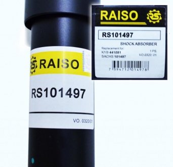 RS101497 Амортизатор задній Sprinter/LT 95-06/MB207-310 86-94 (масл.) RAISO підбір по vin на Brocar