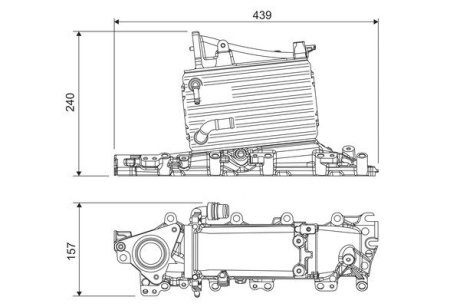 818684 Радіатор наддуву VALEO подбор по vin на Brocar