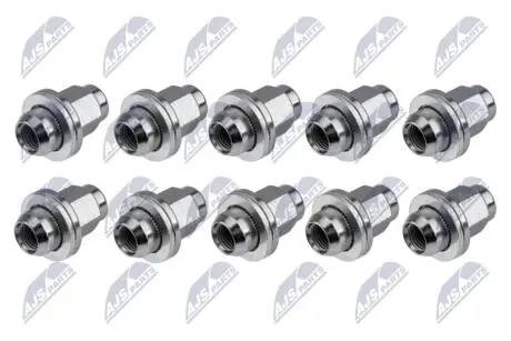 KSPTY005 КОМПЛЕКТ ГАЙОК КОЛЕСА 10 PCS NTY підбір по vin на Brocar