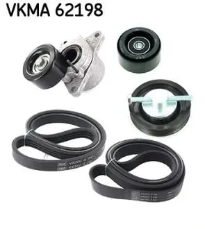 VKMA62198 Роликовий модуль натягувача ременя (ролик, ремінь) SKF подбор по vin на Brocar