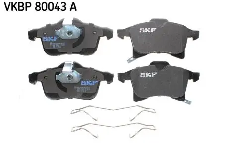 VKBP80043A Колодки гальмівні дискові (комплект 4 шт) SKF підбір по vin на Brocar