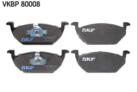 VKBP80008 Колодки гальмівні дискові (комплект 4 шт) SKF підбір по vin на Brocar