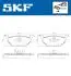 VKBP80008 Колодки гальмівні дискові (комплект 4 шт) SKF підбір по vin на Brocar