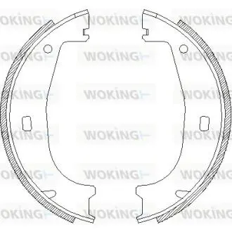 Z440600 Колодки тормозные WOKING підбір по vin на Brocar