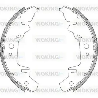 Z402000 Колодки тормозные WOKING підбір по vin на Brocar
