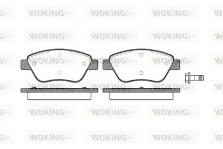 P958310 Колодки тормозные WOKING подбор по vin на Brocar