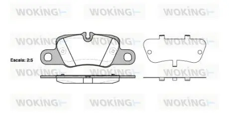 P1501300 Колодки гальмівні WOKING підбір по vin на Brocar