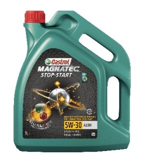 15C94D Олива MAGNATEC STOP-START 5W-30 A3/B4 (5L) CASTROL підбір по vin на Brocar